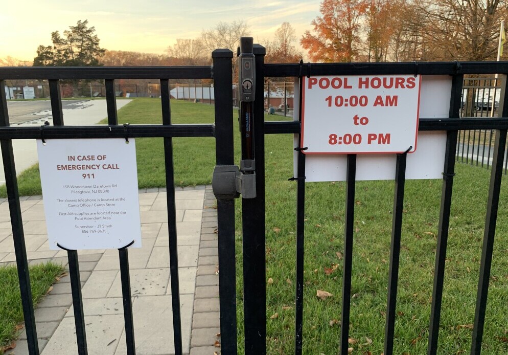 Gate to pool