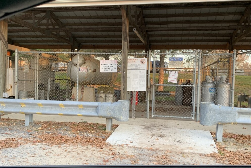 Propane fill station