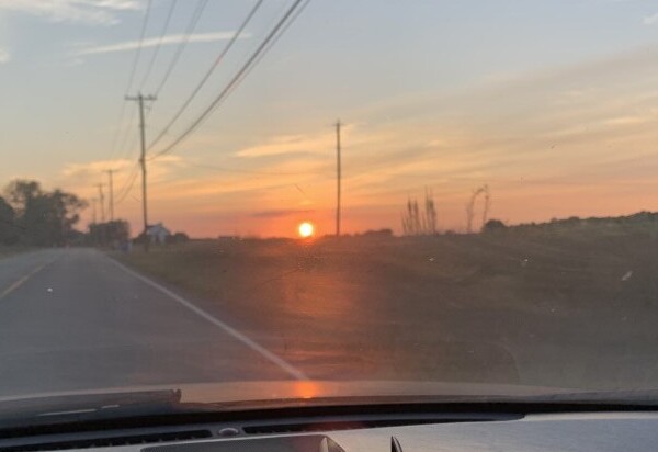 Sunset in Pilesgrove, NJ